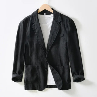 Blazer en coton et lin Palm Springs