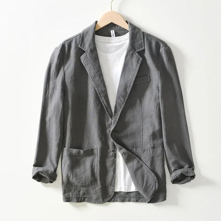 Blazer en coton et lin Palm Springs